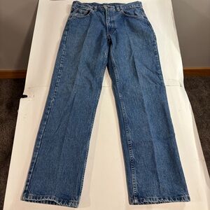 VTG Polo Ralph Lauren Jeans 100% Cotton Blue Size 30x30 Rn 41381 Made In USA